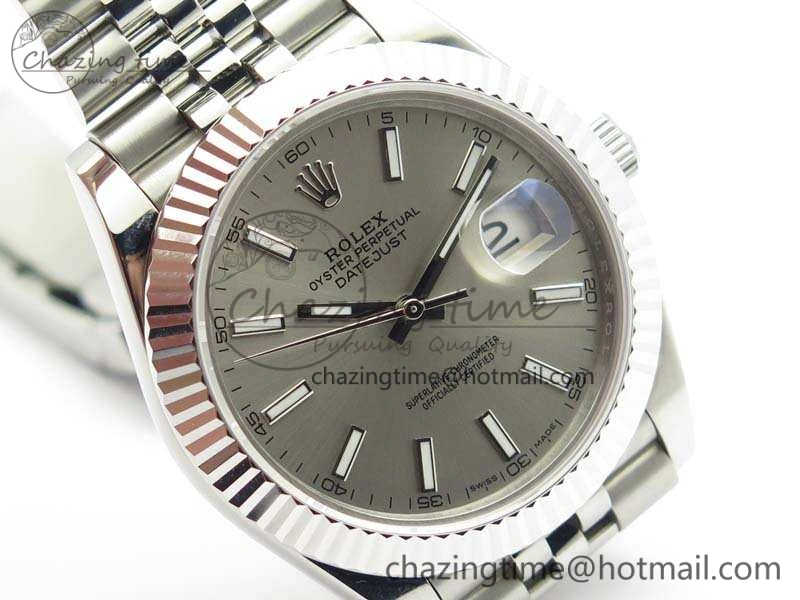 DateJust II 40mm BP Maker Best Edition Silver Gray Dial On New Version Jubilee Bracelet A2813