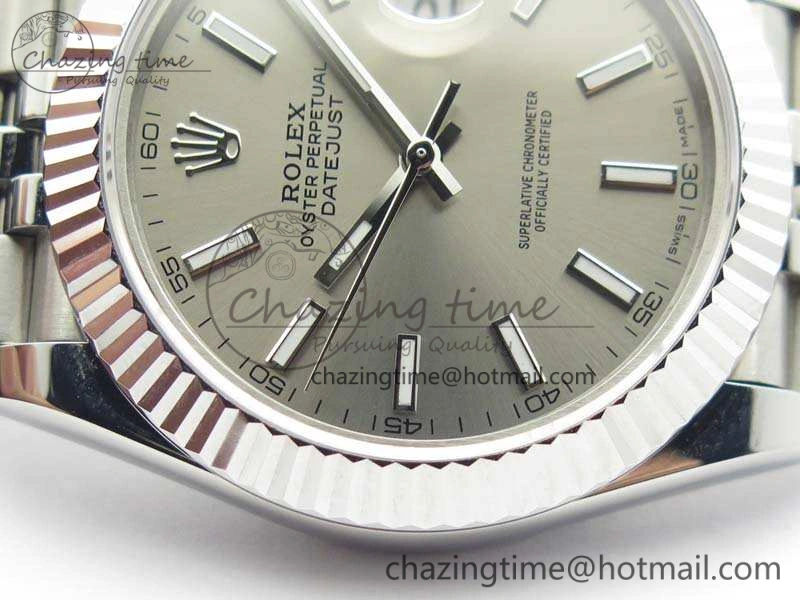 DateJust II 40mm BP Maker Best Edition Silver Gray Dial On New Version Jubilee Bracelet A2813