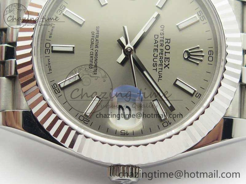 DateJust II 40mm BP Maker Best Edition Silver Gray Dial On New Version Jubilee Bracelet A2813