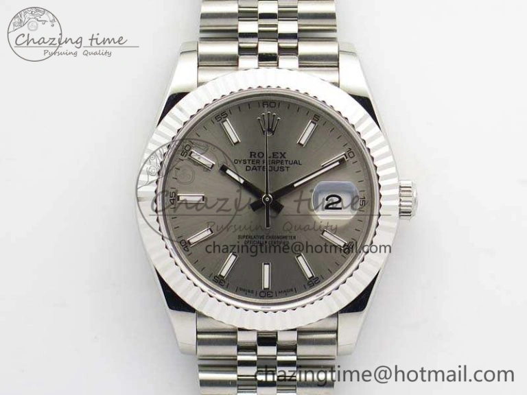 DateJust II 40mm BP Maker Best Edition Silver Gray Dial On New Version Jubilee Bracelet A2813