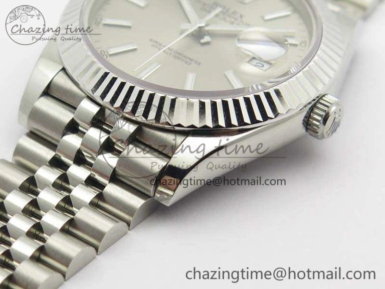 DateJust II 40mm BP Maker Best Edition Silver Gray Dial On New Version Jubilee Bracelet A2813