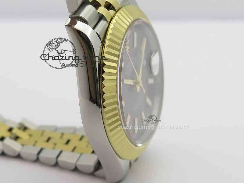DateJust II 40mm SS YG BP Maker Best Edition Gray Dial On Jubilee Bracelet A2813
