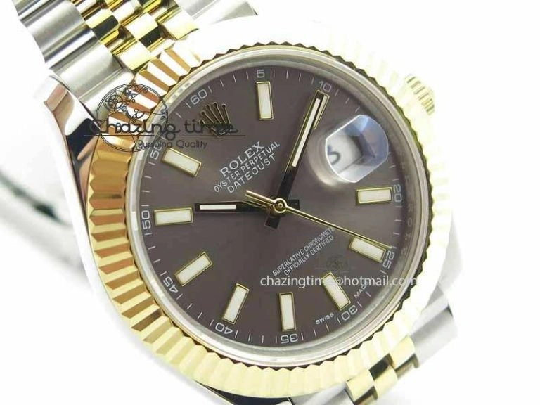 DateJust II 40mm SS YG BP Maker Best Edition Gray Dial On Jubilee Bracelet A2813