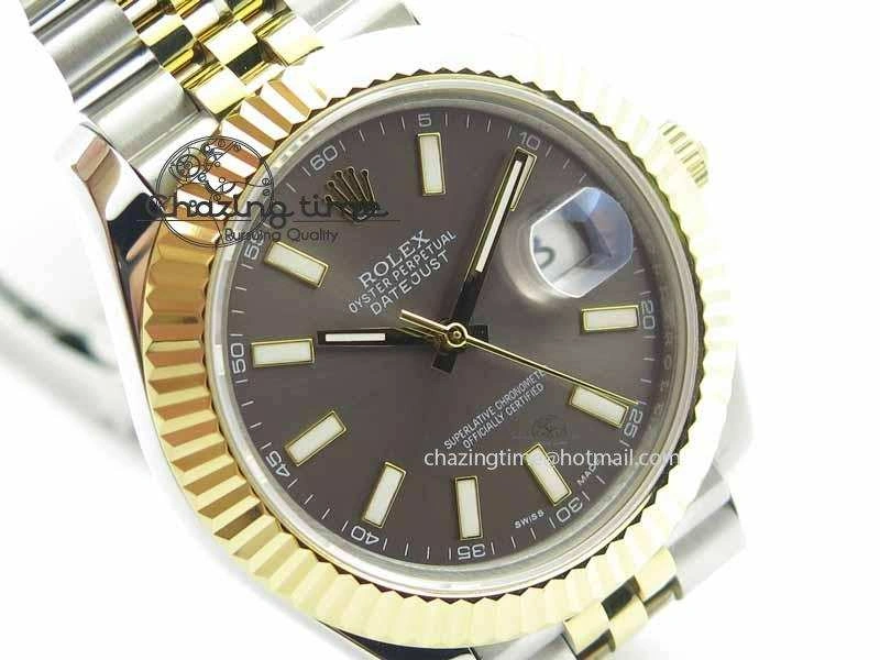 DateJust II 40mm SS YG BP Maker Best Edition Gray Dial On Jubilee Bracelet A2813