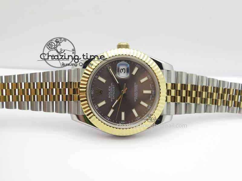 DateJust II 40mm SS YG BP Maker Best Edition Gray Dial On Jubilee Bracelet A2813