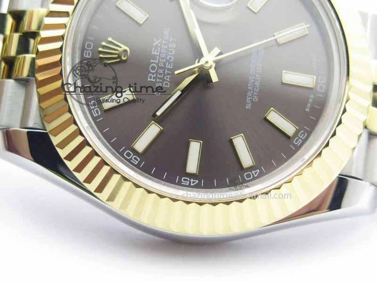 DateJust II 40mm SS YG BP Maker Best Edition Gray Dial On Jubilee Bracelet A2813