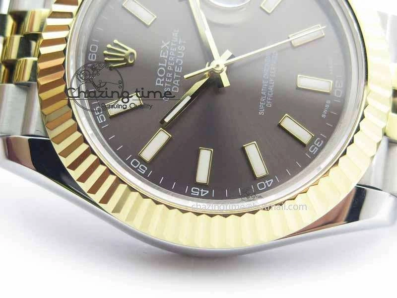 DateJust II 40mm SS YG BP Maker Best Edition Gray Dial On Jubilee Bracelet A2813
