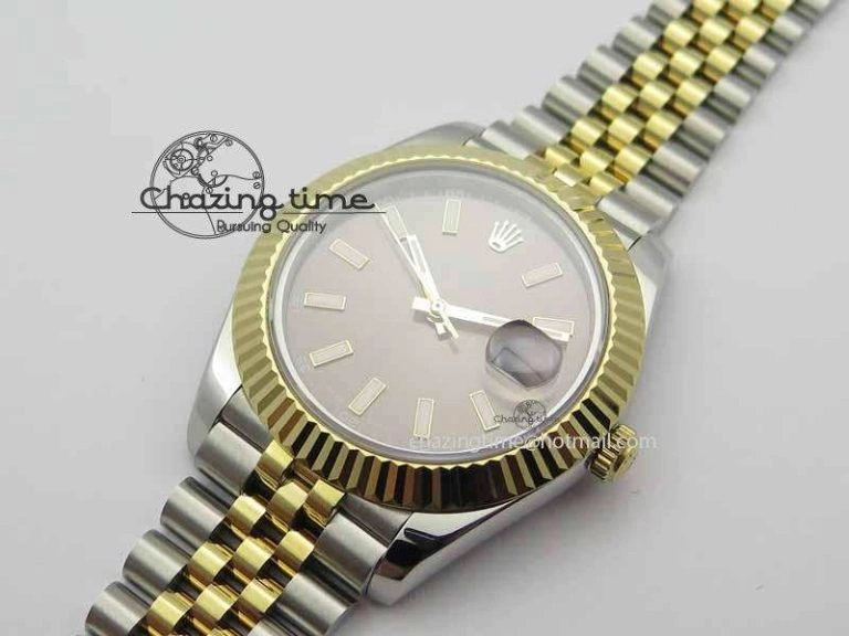 DateJust II 40mm SS YG BP Maker Best Edition Gray Dial On Jubilee Bracelet A2813