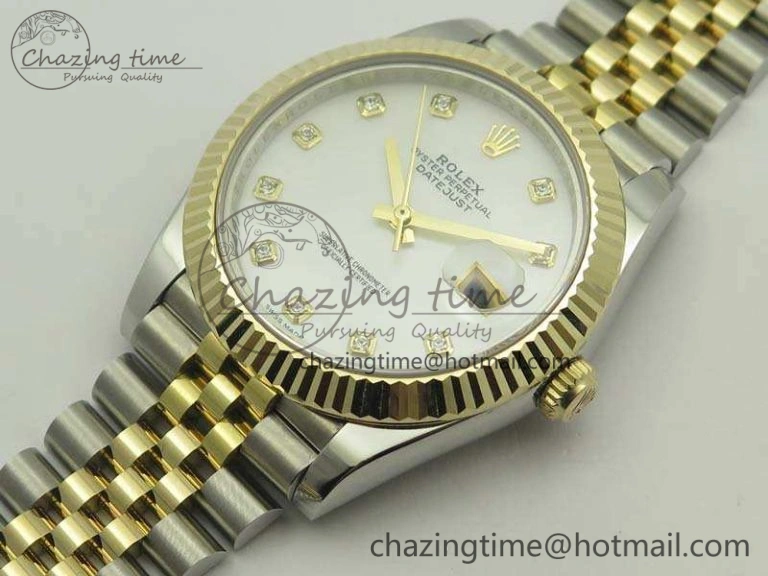 DateJust II 41mm 14K YG Wrapped BP Maker Best Edition White MOP Dial On Jubilee Bracelet A2824