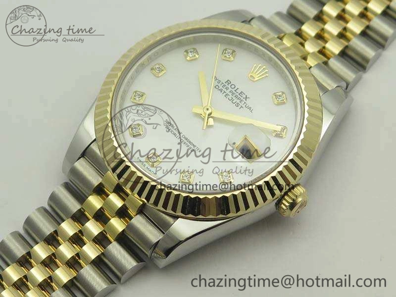 DateJust II 41mm 14K YG Wrapped BP Maker Best Edition White MOP Dial On Jubilee Bracelet A2824