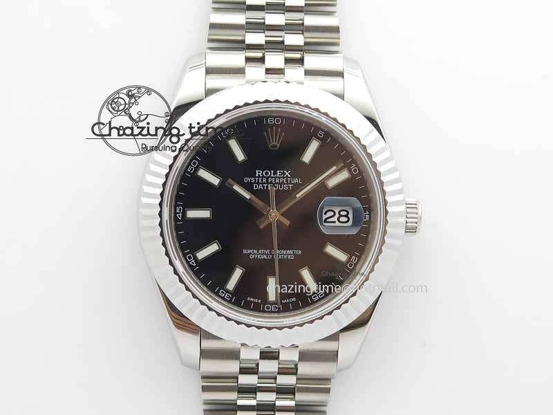 DateJust II 41mm BP Maker Best Edition Black Dial On New Version Jubilee Bracelet A2813