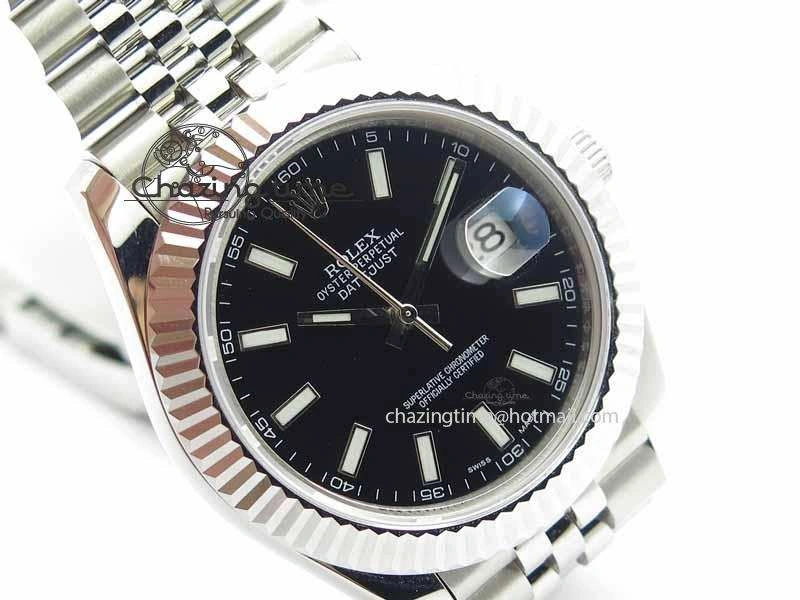 DateJust II 41mm BP Maker Best Edition Black Dial On New Version Jubilee Bracelet A2813