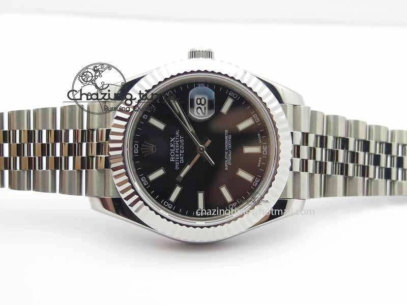 DateJust II 41mm BP Maker Best Edition Black Dial On New Version Jubilee Bracelet A2813