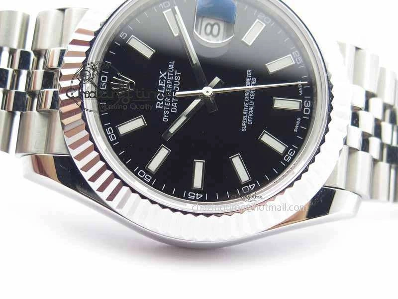 DateJust II 41mm BP Maker Best Edition Black Dial On New Version Jubilee Bracelet A2813