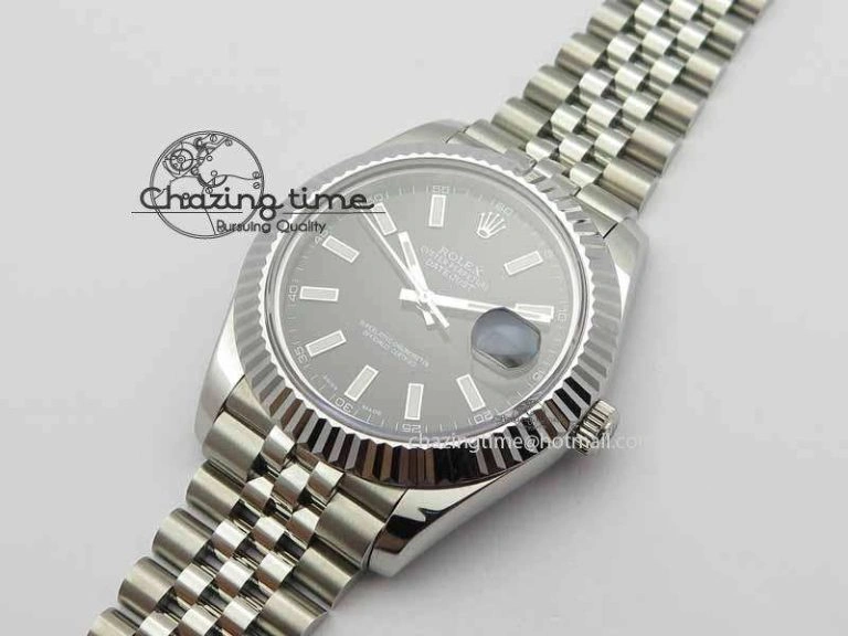DateJust II 41mm BP Maker Best Edition Black Dial On New Version Jubilee Bracelet A2813