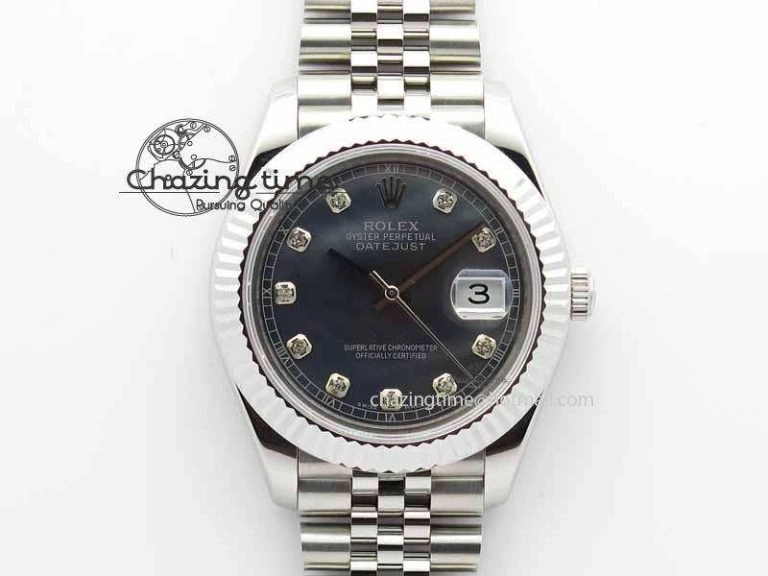 DateJust II 41mm BP Maker Best Edition Black MOP Diamonds Dial On New Version Jubilee Bracelet A2813
