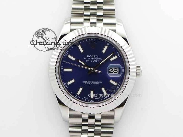 DateJust II 41mm BP Maker Best Edition Blue Dial On New Version Jubilee Bracelet A2813