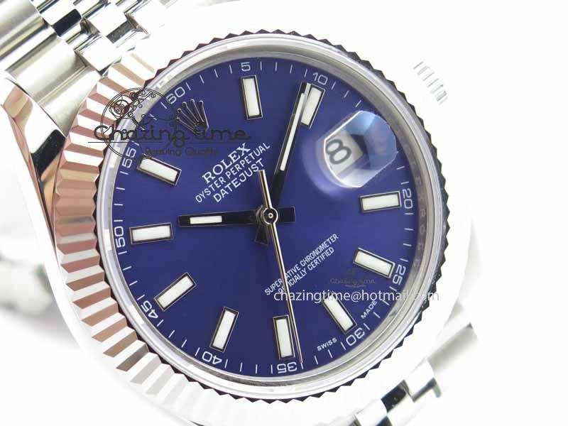 DateJust II 41mm BP Maker Best Edition Blue Dial On New Version Jubilee Bracelet A2813