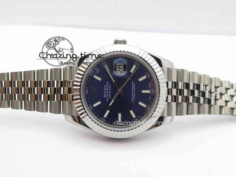DateJust II 41mm BP Maker Best Edition Blue Dial On New Version Jubilee Bracelet A2813