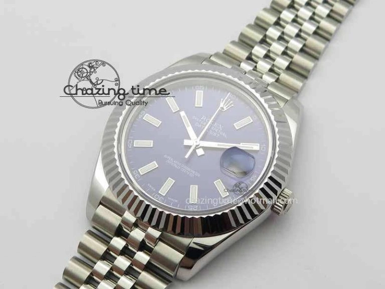 DateJust II 41mm BP Maker Best Edition Blue Dial On New Version Jubilee Bracelet A2813