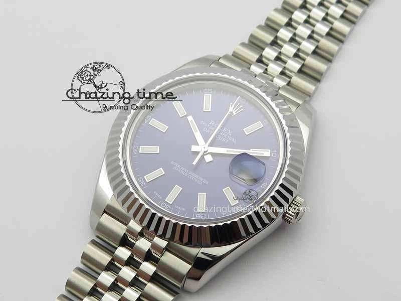 DateJust II 41mm BP Maker Best Edition Blue Dial On New Version Jubilee Bracelet A2813