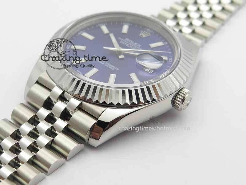 DateJust II 41mm BP Maker Best Edition Blue Dial On New Version Jubilee Bracelet A2813