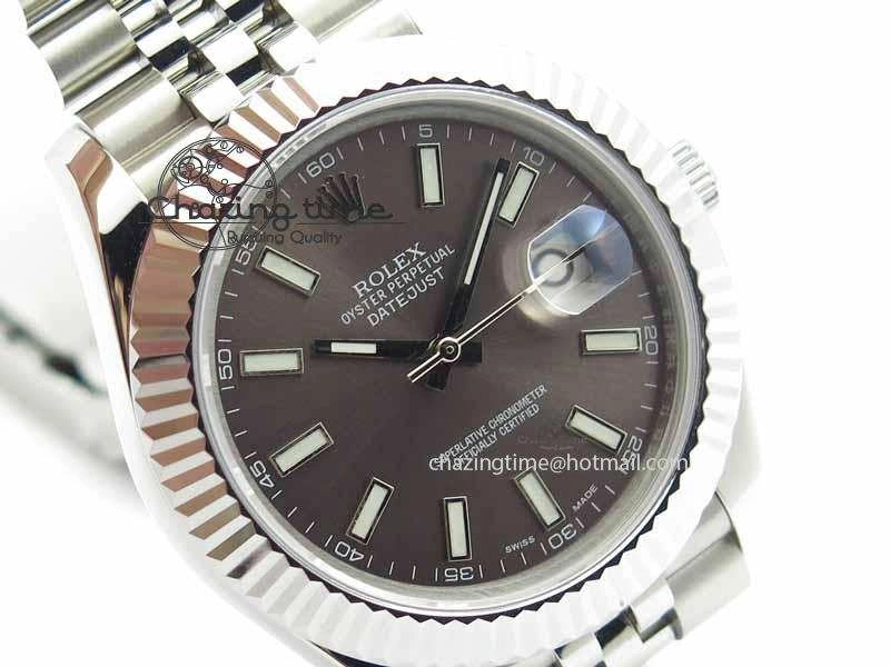 DateJust II 41mm BP Maker Best Edition Gray Dial On New Version Jubilee Bracelet A2813