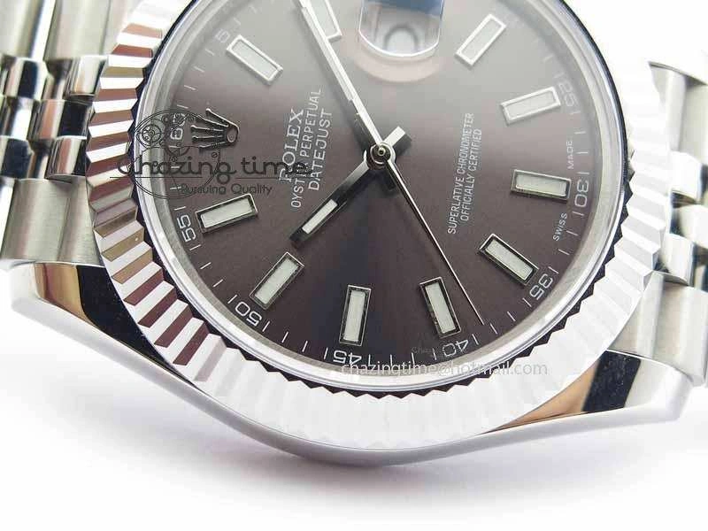 DateJust II 41mm BP Maker Best Edition Gray Dial On New Version Jubilee Bracelet A2813