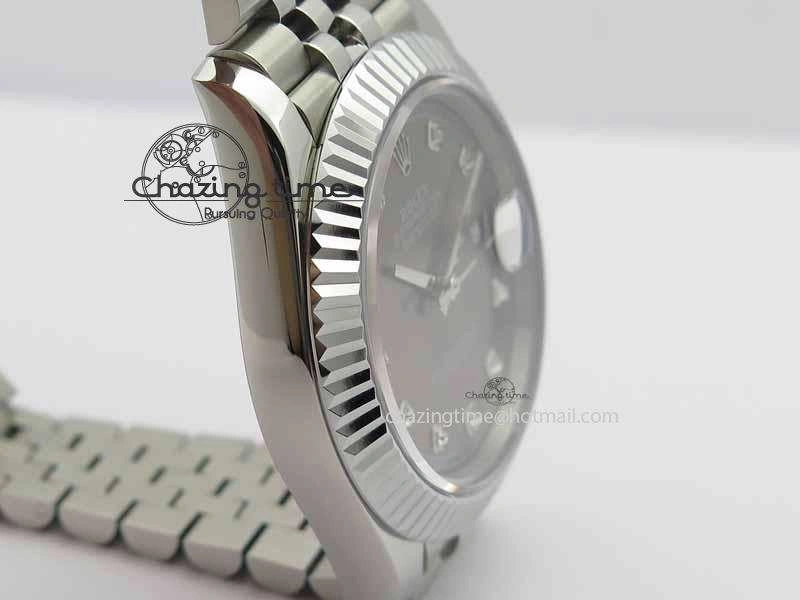 DateJust II 41mm BP Maker Best Edition Gray Diamonds Dial On New Version Jubilee Bracelet A2813