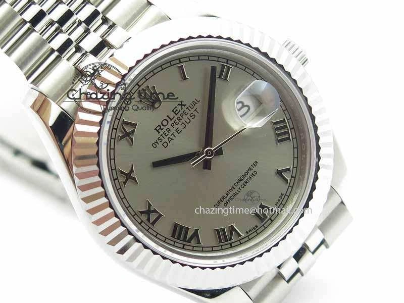 DateJust II 41mm BP Maker Best Edition Gray Roman Dial On New Version Jubilee Bracelet A2813