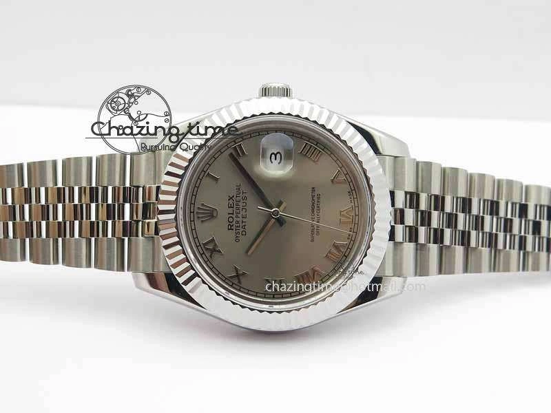 DateJust II 41mm BP Maker Best Edition Gray Roman Dial On New Version Jubilee Bracelet A2813