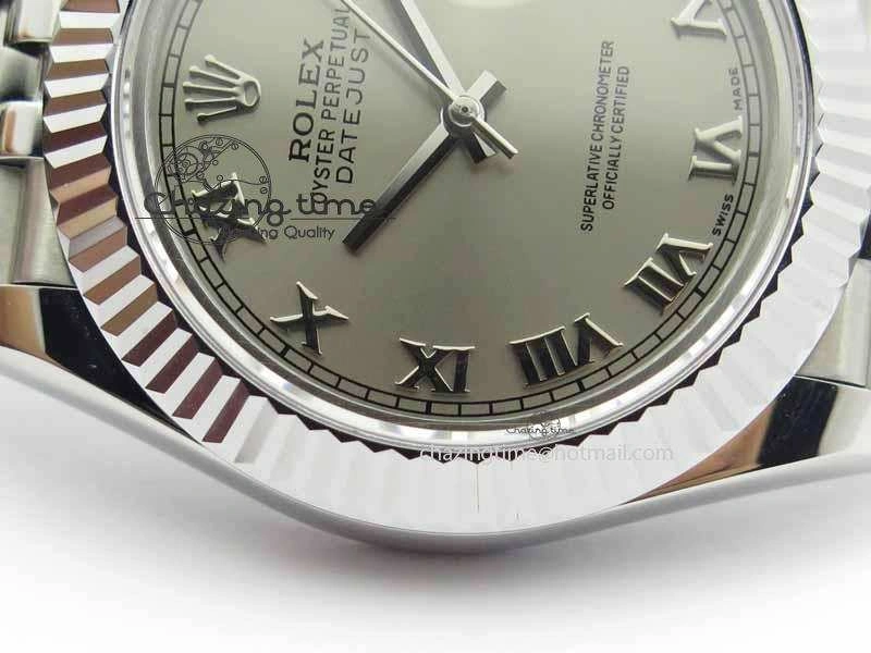 DateJust II 41mm BP Maker Best Edition Gray Roman Dial On New Version Jubilee Bracelet A2813
