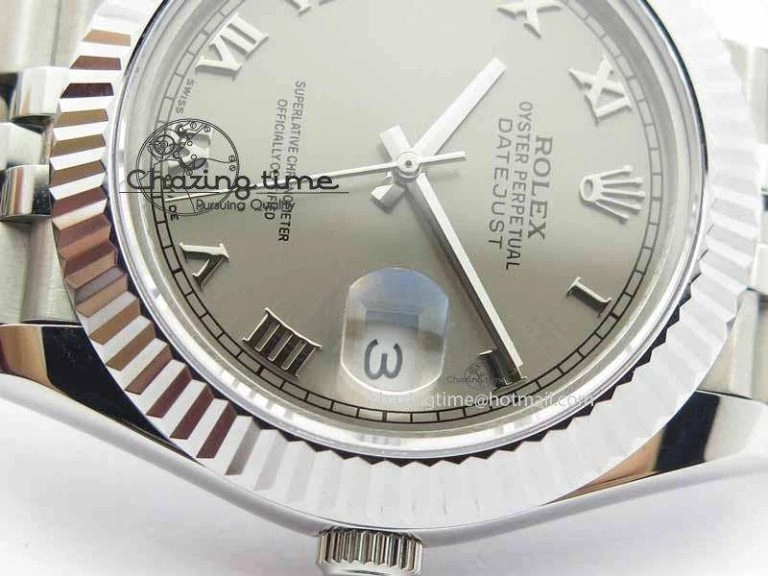 DateJust II 41mm BP Maker Best Edition Gray Roman Dial On New Version Jubilee Bracelet A2813