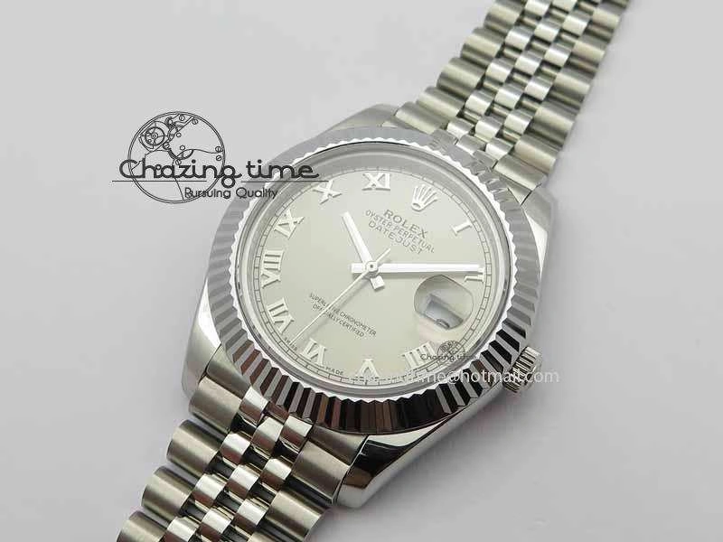 DateJust II 41mm BP Maker Best Edition Gray Roman Dial On New Version Jubilee Bracelet A2813