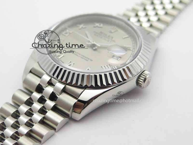 DateJust II 41mm BP Maker Best Edition Gray Roman Dial On New Version Jubilee Bracelet A2813