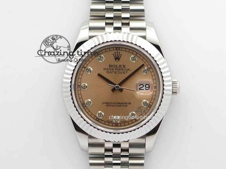 DateJust II 41mm BP Maker Best Edition RG Diamonds Dial On New Version Jubilee Bracelet A2813