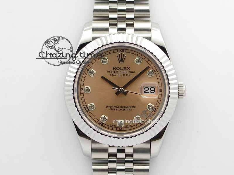 DateJust II 41mm BP Maker Best Edition RG Diamonds Dial On New Version Jubilee Bracelet A2813