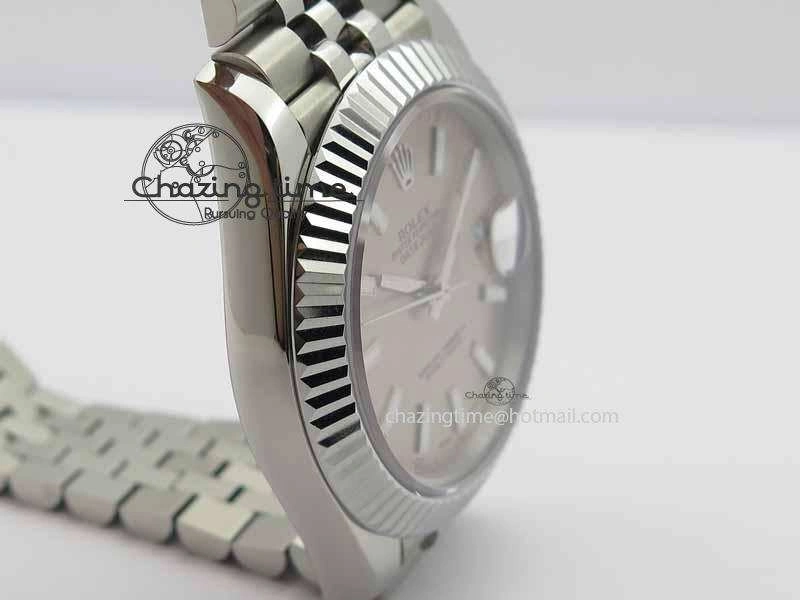 DateJust II 41mm BP Maker Best Edition Silver Gray Dial On New Version Jubilee Bracelet A2813