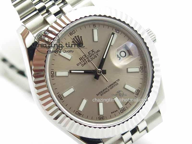 DateJust II 41mm BP Maker Best Edition Silver Gray Dial On New Version Jubilee Bracelet A2813