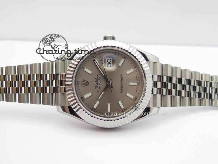 DateJust II 41mm BP Maker Best Edition Silver Gray Dial On New Version Jubilee Bracelet A2813