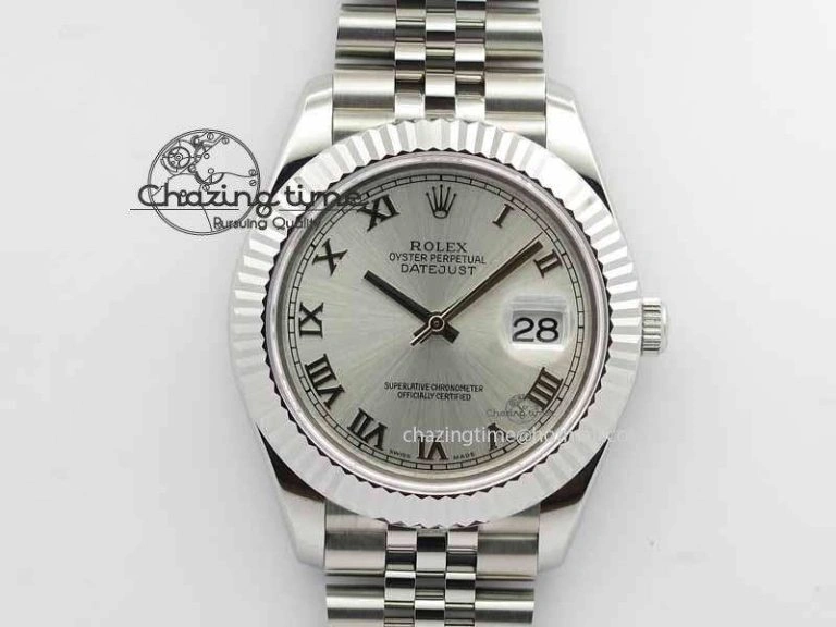 DateJust II 41mm BP Maker Best Edition Silver Roman Dial On New Version Jubilee Bracelet A2813