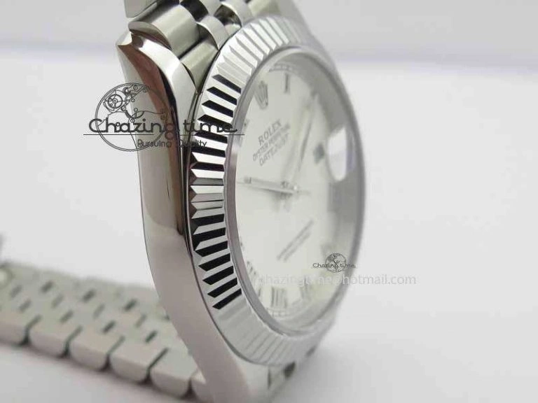DateJust II 41mm BP Maker Best Edition Silver Roman Dial On New Version Jubilee Bracelet A2813