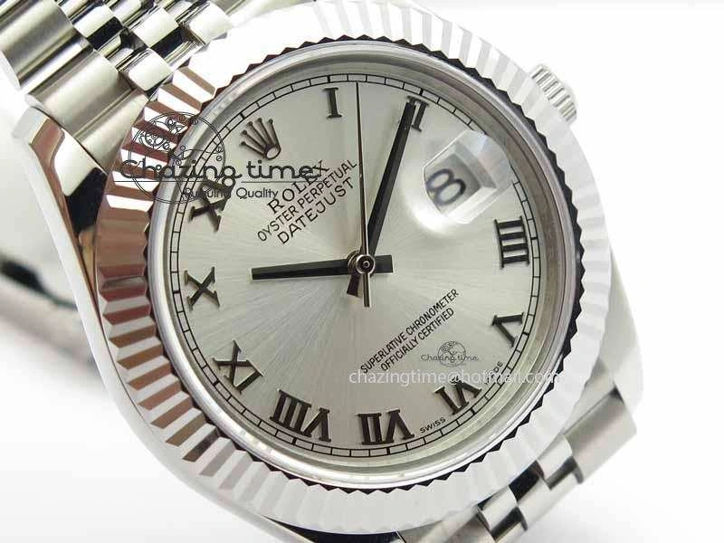 DateJust II 41mm BP Maker Best Edition Silver Roman Dial On New Version Jubilee Bracelet A2813