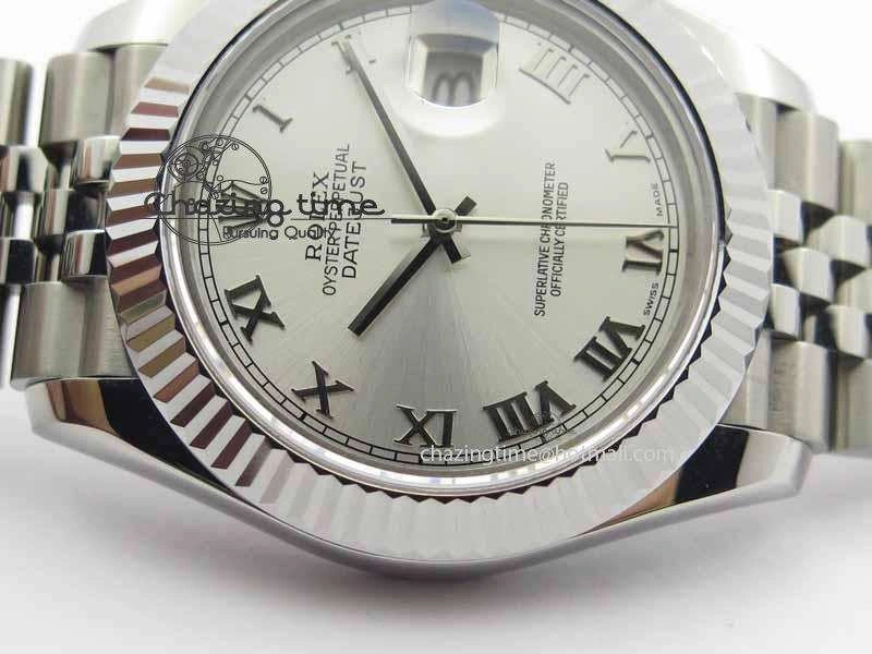 DateJust II 41mm BP Maker Best Edition Silver Roman Dial On New Version Jubilee Bracelet A2813