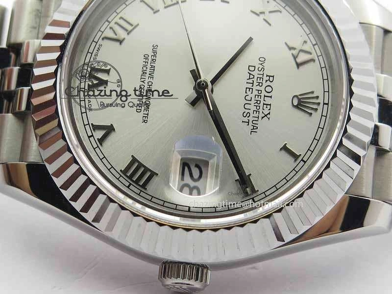 DateJust II 41mm BP Maker Best Edition Silver Roman Dial On New Version Jubilee Bracelet A2813