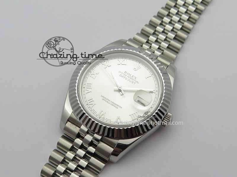 DateJust II 41mm BP Maker Best Edition Silver Roman Dial On New Version Jubilee Bracelet A2813