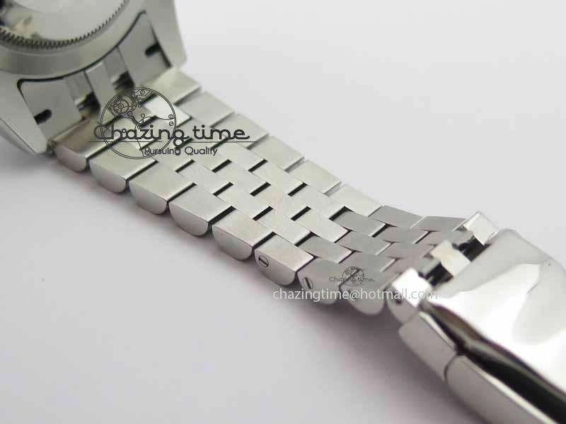 DateJust II 41mm BP Maker Best Edition Sliver Dial Blue Number On New Version Jubilee Bracelet A2813