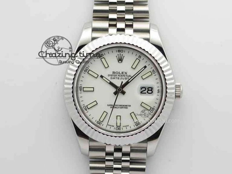 DateJust II 41mm BP Maker Best Edition White Dial On New Version Jubilee Bracelet A2813