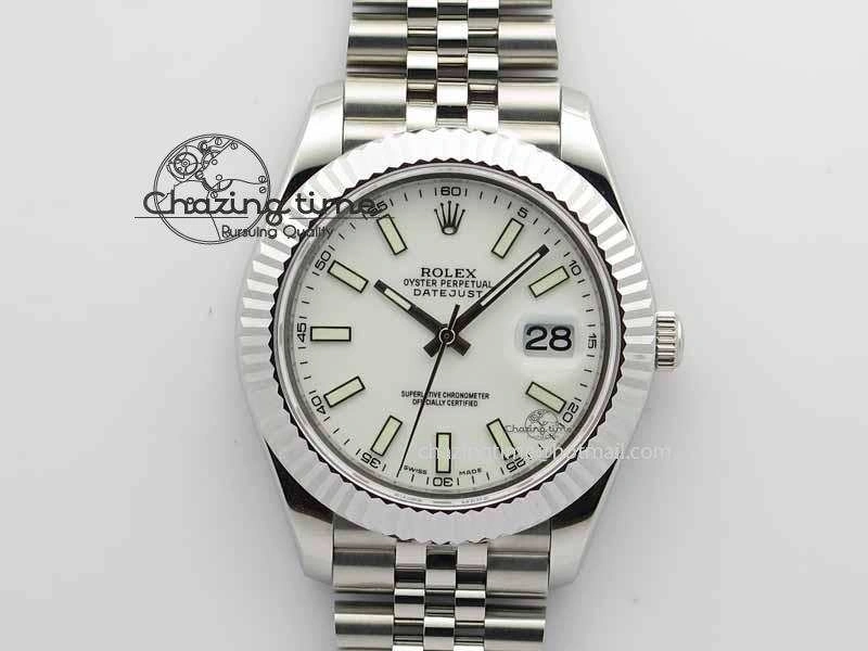 DateJust II 41mm BP Maker Best Edition White Dial On New Version Jubilee Bracelet A2813