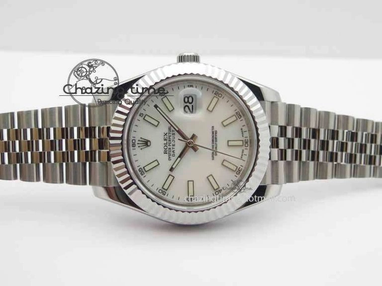 DateJust II 41mm BP Maker Best Edition White Dial On New Version Jubilee Bracelet A2813